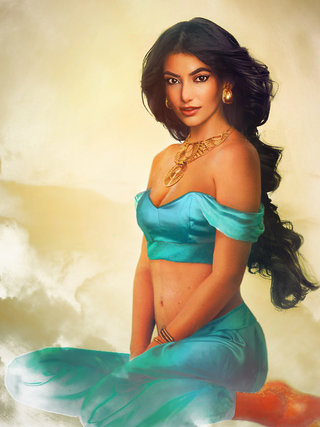 Illustration for article titled Unnervingly realistic portraits of Disney princesses as human beings